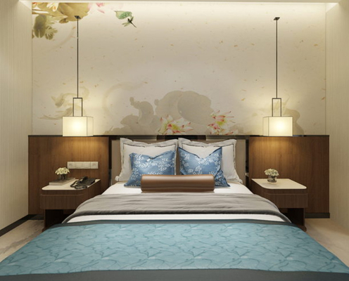 현대 호텔 침실 가구는 기준 침대 크기 왕을 맞춥니다