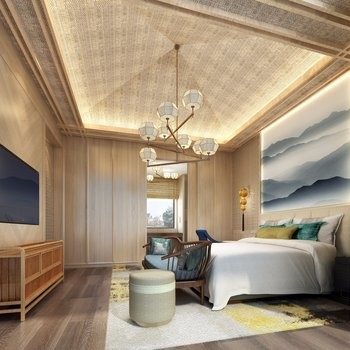 현대 나무 호텔 침실 가구는 벨벳 같은 가구 천 씌우기에서 설정합니다