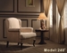 ISO14001과 850*850*900mm 하얀 호텔룸 소파 한 개의 인승 구성 소파